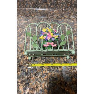 Flower Bouquet Letter or Napkin Holder